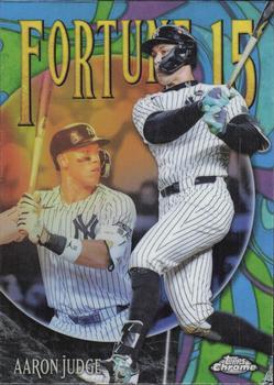 Aaron Judge 2025 Topps Chrome Fortune 15