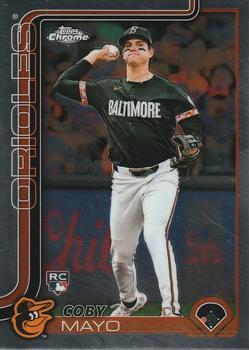 Coby Mayo 2025 Topps Chrome rookie card