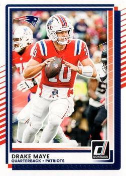 Drake Maye 2025 Donruss card New England Patriots