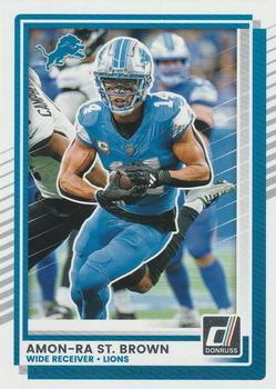 Amon-Ra St. Brown 2025 Donruss card Detroit Lions