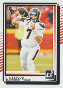 CJ Stroud 2025 Donruss card Houston Texans