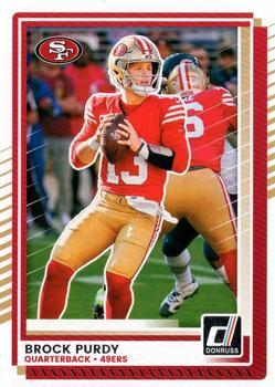 Brock Purdy 2025 Donruss card San Francisco 49ers