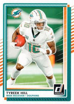 Tyreek Hill 2025 Donruss card Miami Dolphins