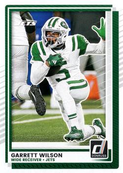 Garrett Wilson 2025 Donruss card New York Jets