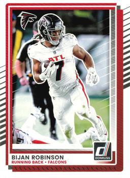 Bijan Robinson 2025 Donruss card Atlanta Falcons