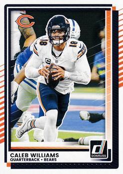 Caleb Williams 2025 Donruss card Chicago Bears