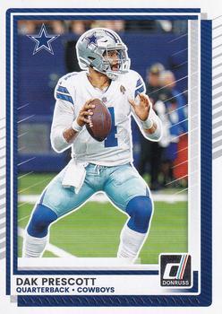 Dak Prescott 2025 Donruss card Dallas Cowboys