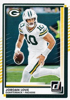 Jordan Love 2025 Donruss card Green Bay Packers